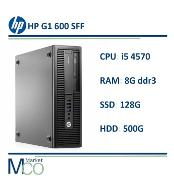 مینی کیس اچ پی HP EliteDesk 600 G1 i5 4570/ Ram 8GB DDR3/ HDD 500/ SSD 128G