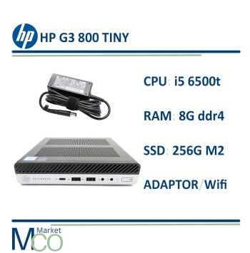 تاینی کیس اچ پی HP EliteDesk 800 G3 i5 6500t/ Ram 8GB D4/ M2 256