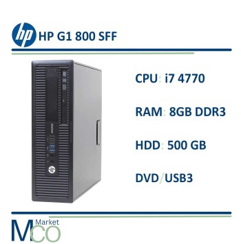 مینی کیس اچ پی HP ProDesk 800 G1 i7 4770/ Ram 8GB D3/ HDD 500