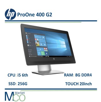 آل این وان اچ پی تاچ استوک Aio Hp ProOne 400 G2 i5 6th/Ram 8G DDR4/SSD 256GB/touch
