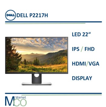مانیتور استوک دل 22 اینچ مدل LED Dell ips P2217H  با پایه فابریکی