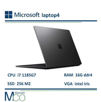 لپتاپ مایکروسافت surface laptop4 i7 1185G7/Ram 16G DDR4/ssd M2 256G