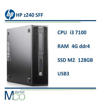 مینی کیس اچ پی HP Z240 SFF i3 7100/ Ram 4GB DDR4/ SSD M2 128G